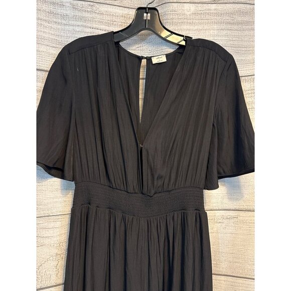 Wilfred Black Jumpsuit With V-Neck & Short Sleeves Size S - Picture 2 of 4